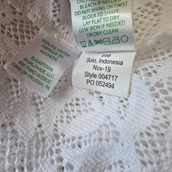 Lilly Pulitzer Finnley Lace Cover-up Dress in Resort White Size XS - Picture 11 of 11